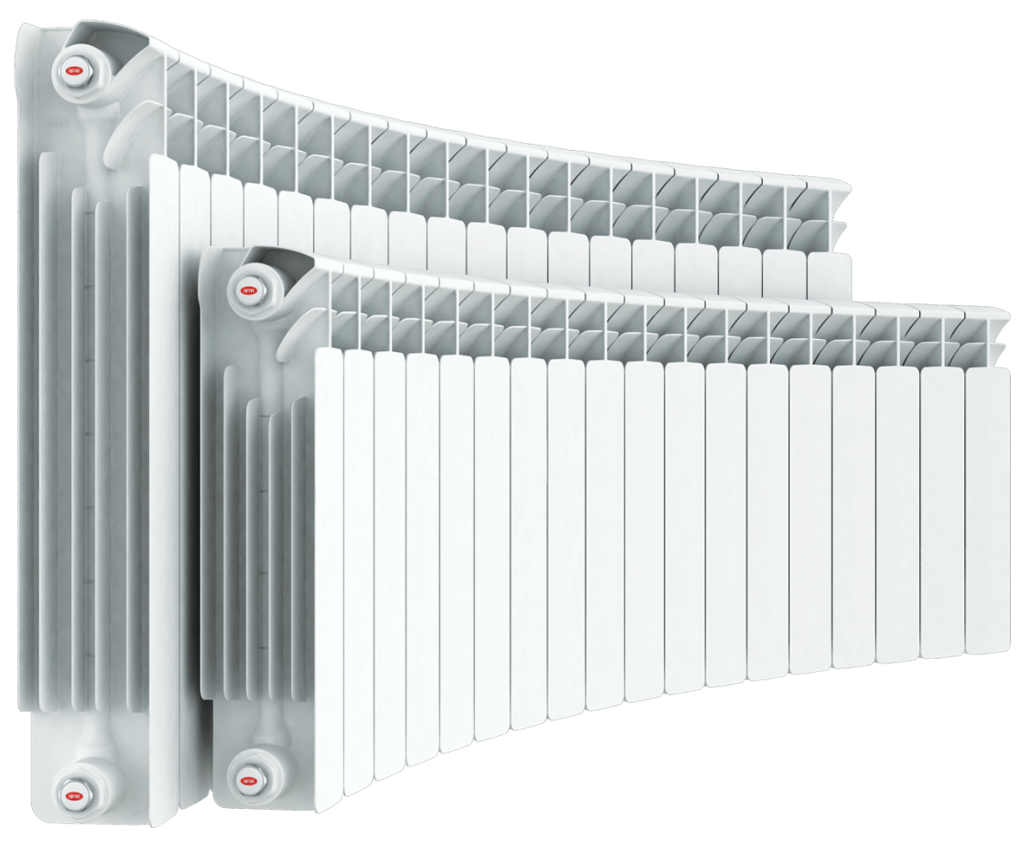 Rifar Base Flex 500- 14 секции Биметаллический радиусный радиатор