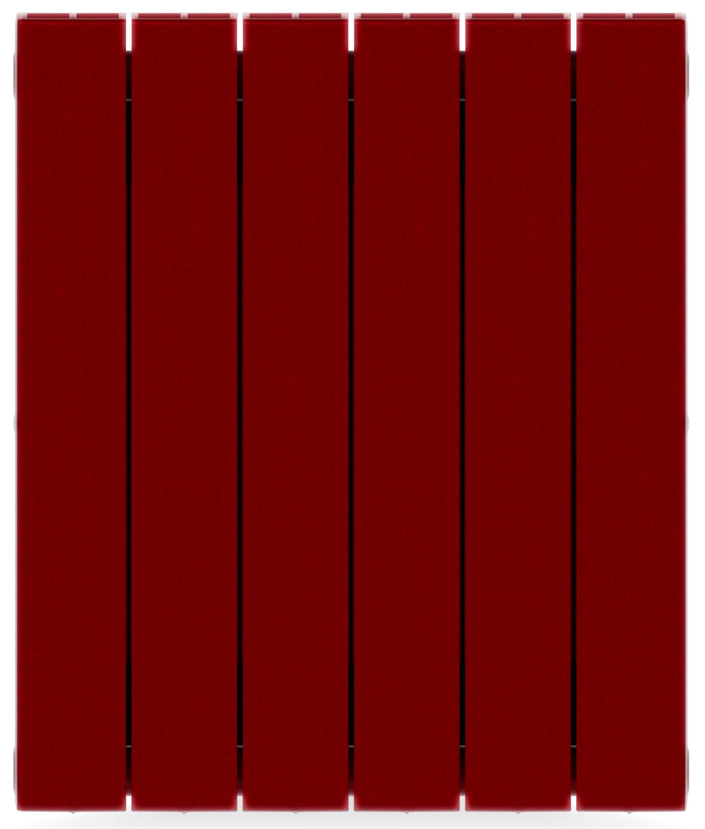 Rifar Supremo 500 - 06 секции Бордо биметаллический секционный радиатор