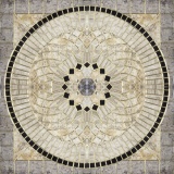 Infinity Ceramic Tiles Rimini Roseton Gris 120x120 декоративный элемент