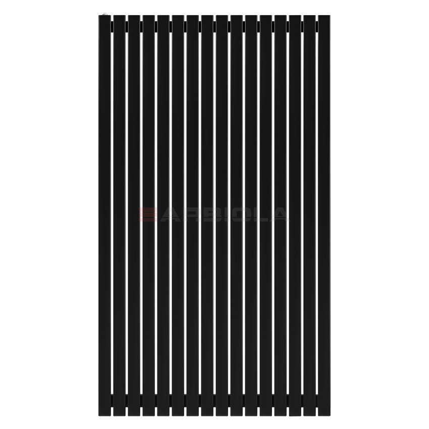 Arbiola Mono H 1500-60-16 секции черный вертикальный радиатор c боковым подключением