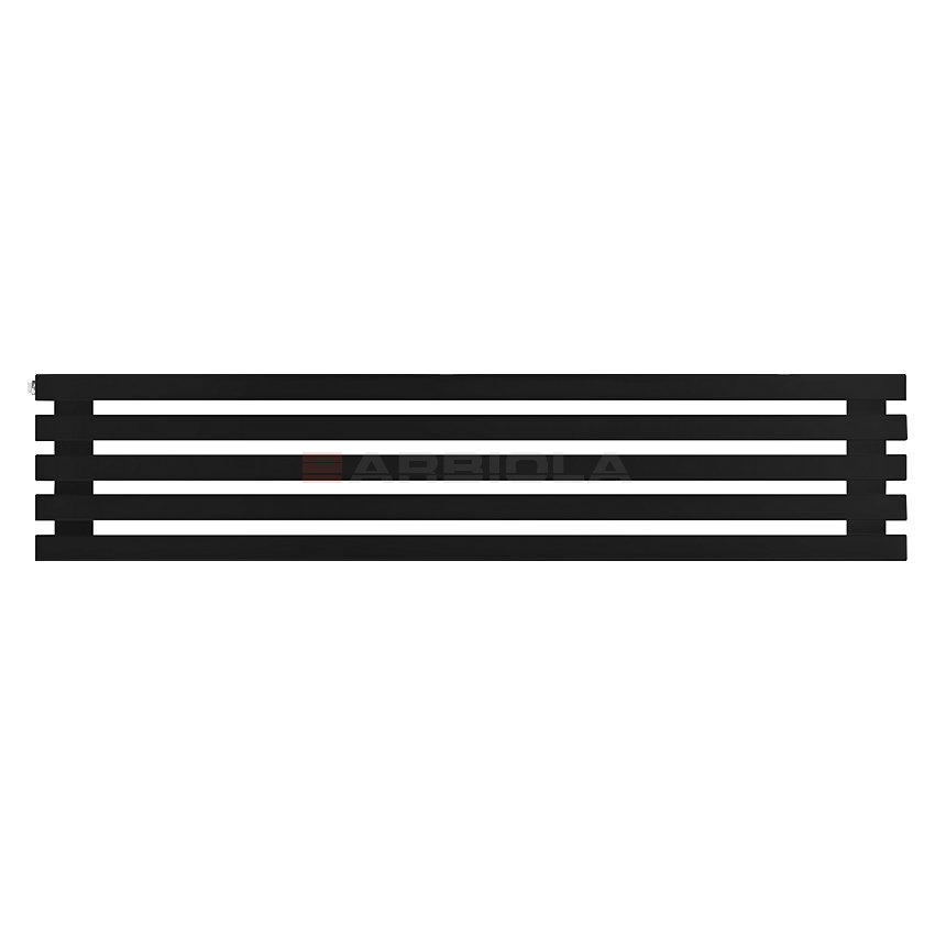 Arbiola Gorizont Ritmo H 1250-40-05 секций чёрный горизонтальный радиатор c боковым подключением Arbiola Gorizont Ritmo H 1250-40-05 секций чёрный горизонтальный радиатор c боковым подключением