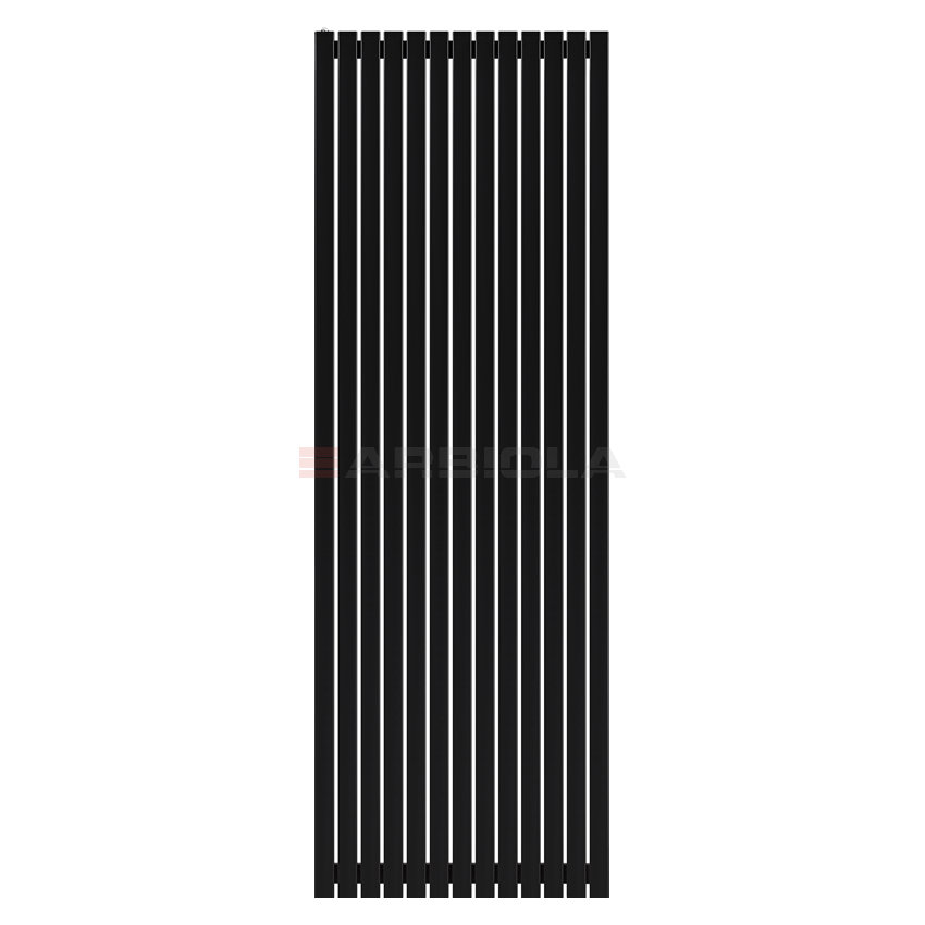 Arbiola Mono H 2500-60-13 секции черный вертикальный радиатор c боковым подключением Arbiola Mono H 2500-60-13 секции черный вертикальный радиатор c боковым подключением