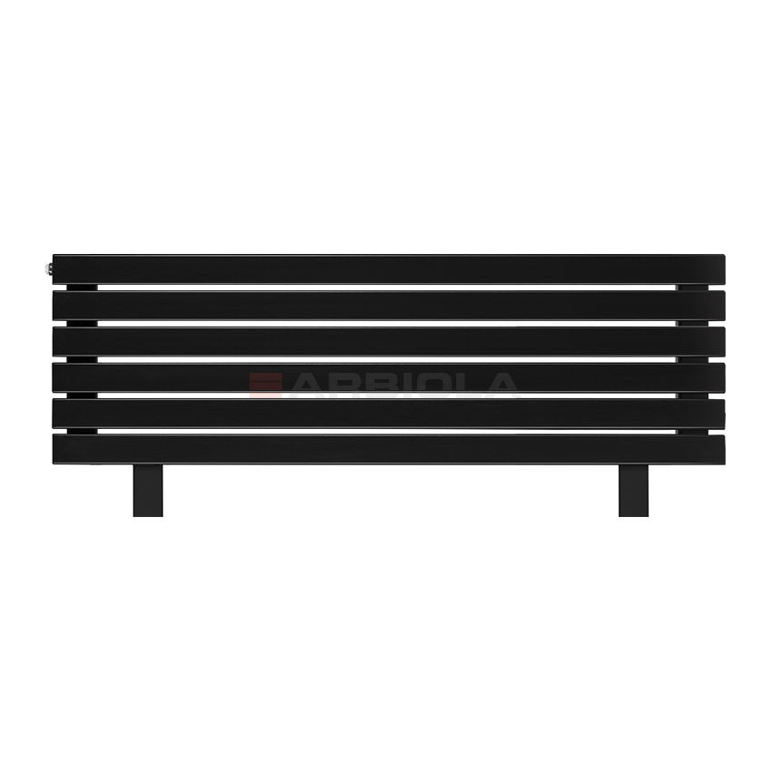 Arbiola Gorizont Liner HZ 1500-63-06 секции черный горизонтальный радиатор c боковым подключением с ножками