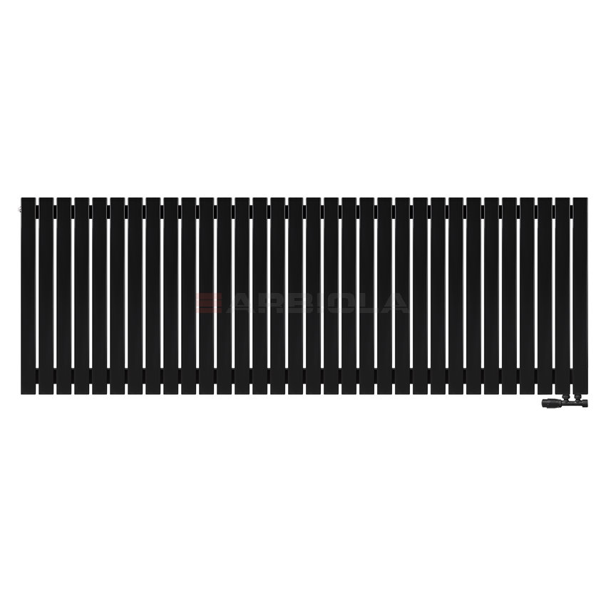 Arbiola Mono V 750-60-32 секции черный вертикальный радиатор c нижним подключением Arbiola Mono V 750-60-32 секции черный вертикальный радиатор c нижним подключением