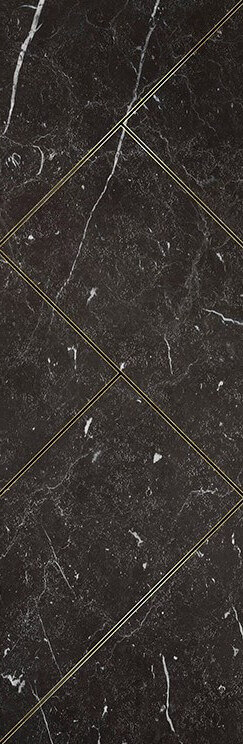 Pamesa Bolsena Adamantino Decor Negro 30x90 Декор