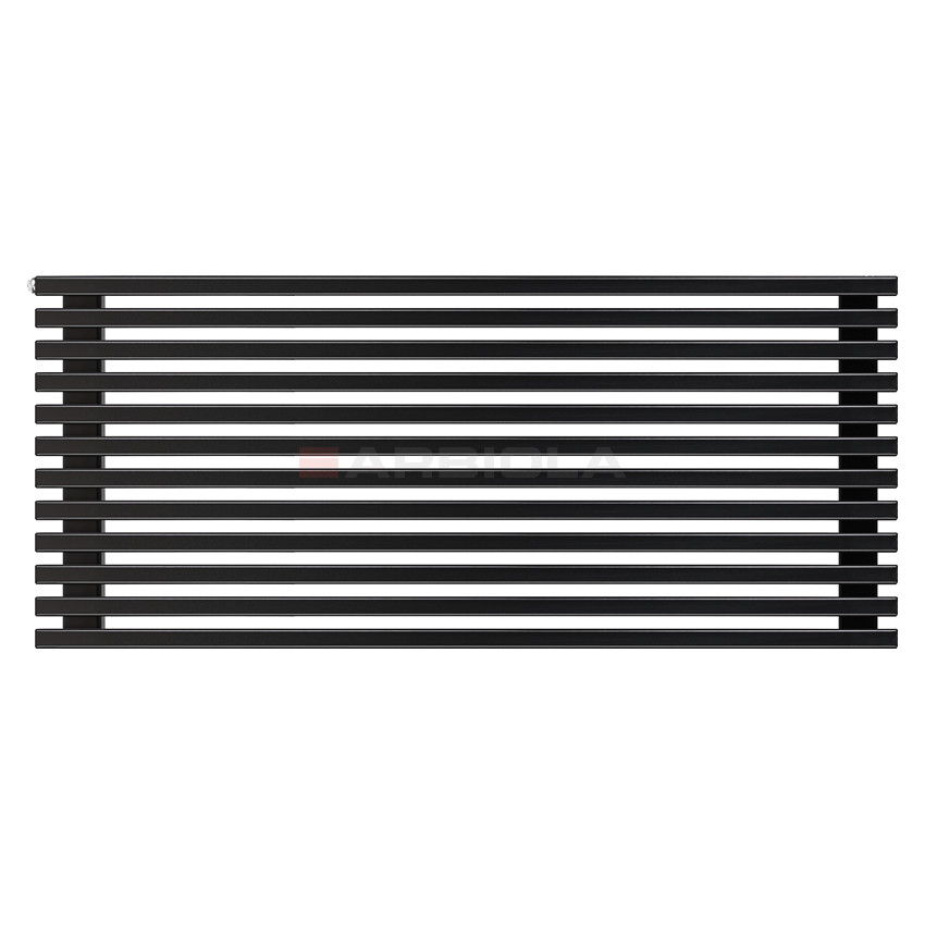 Arbiola Gorizont H 1500-63-12 секции черный горизонтальный радиатор c боковым подключением Arbiola Gorizont H 1500-63-12 секции черный горизонтальный радиатор c боковым подключением