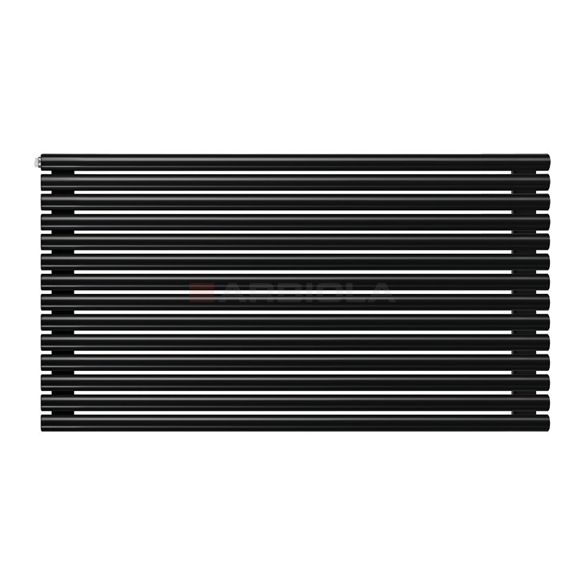 Arbiola Gorizont Iris H 1200-42-14 секции черный горизонтальный радиатор c боковым подключением Arbiola Gorizont Iris H 1200-42-14 секции черный горизонтальный радиатор c боковым подключением