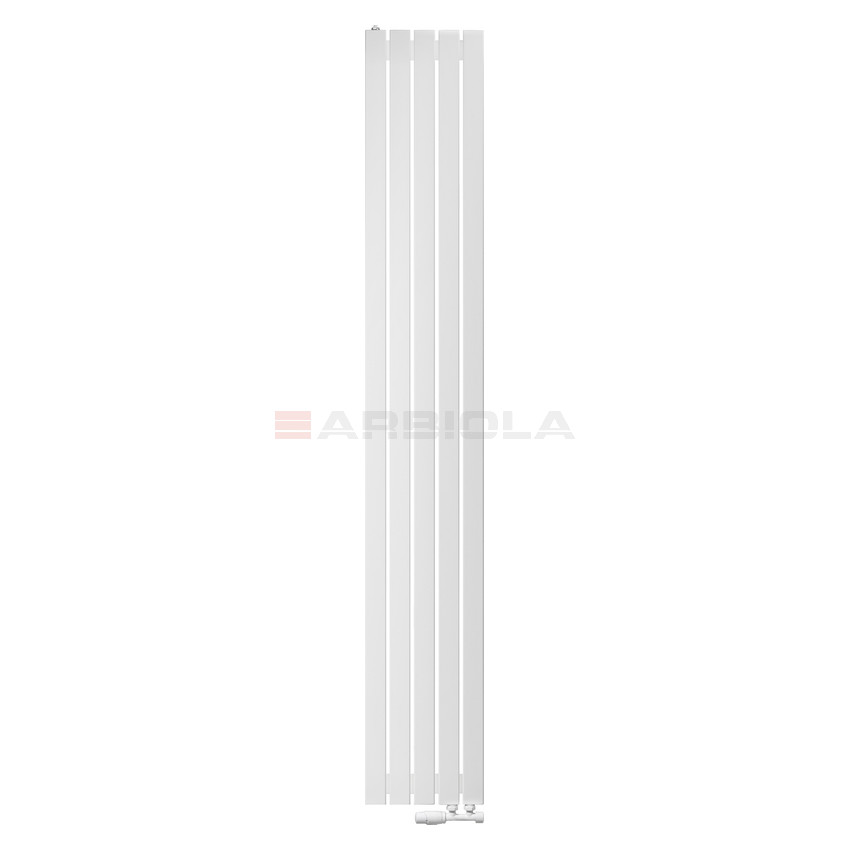 Arbiola Liner V 2000-36-05 секции белый вертикальный радиатор c нижним подключением Arbiola Liner V 2000-36-05 секции белый вертикальный радиатор c нижним подключением