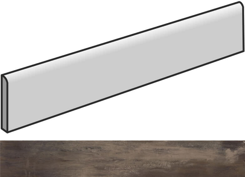 Tagina Rivamancina Battiscopa Rettificato Terra 4,6×60 см Плинтус Tagina Rivamancina Battiscopa Rettificato Terra 4,6×60 см Плинтус