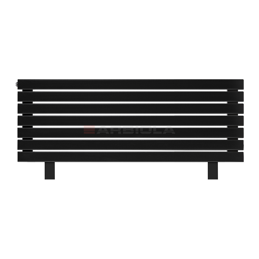 Arbiola Gorizont Liner HZ 1500-36-07 секции черный горизонтальный радиатор c боковым подключением с ножками Arbiola Gorizont Liner HZ 1500-36-07 секции черный горизонтальный радиатор c боковым подключением с ножками
