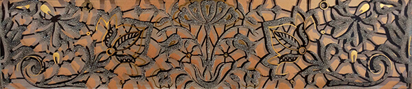Rodnoe Stella Crema cenefa bronze 5,4x25 см Бордюр 