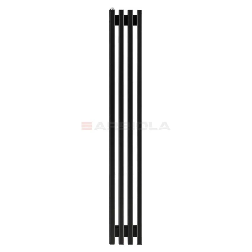 Arbiola Compact H 1000-63-04 секции черный вертикальный радиатор c боковым подключением Arbiola Compact H 1000-63-04 секции черный вертикальный радиатор c боковым подключением