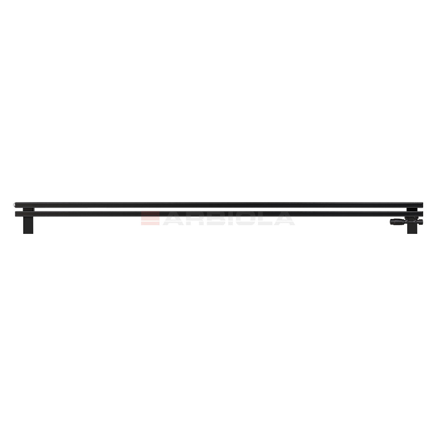 Arbiola Gorizont Compact VZ 2500-63-02 секции черный горизонтальный радиатор c нижним подключением с ножками Arbiola Gorizont Compact VZ 2500-63-02 секции черный горизонтальный радиатор c нижним подключением с ножками