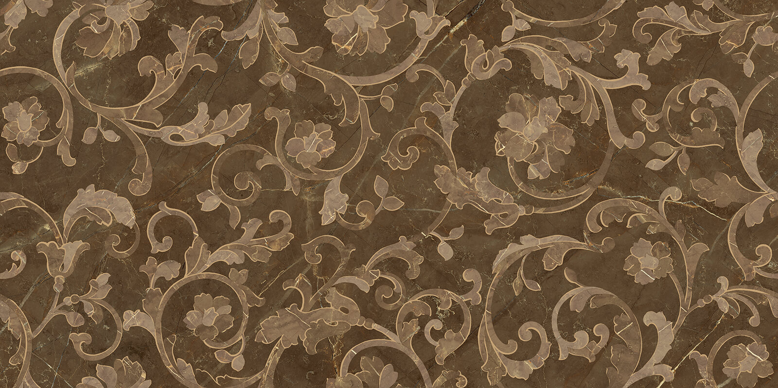 Versace Emote Floreale Pulpis Marro 39x78 см Декор Versace Emote Floreale Pulpis Marro 39x78 см Декор