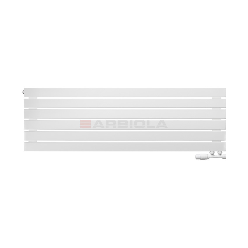 Arbiola Gorizont Liner V 1250-36-06 секции белый горизонтальный радиатор c нижним подключением Arbiola Gorizont Liner V 1250-36-06 секции белый горизонтальный радиатор c нижним подключением