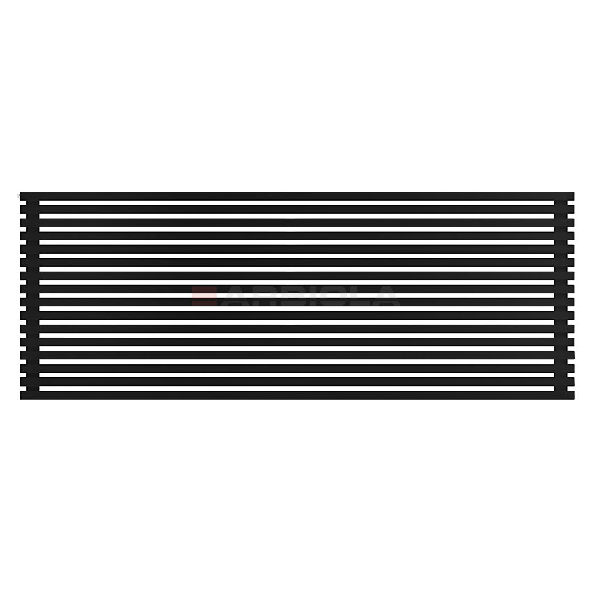 Arbiola Gorizont Ritmo H 2500-40-16 секций чёрный горизонтальный радиатор c боковым подключением Arbiola Gorizont Ritmo H 2500-40-16 секций чёрный горизонтальный радиатор c боковым подключением