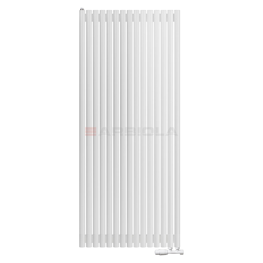 Arbiola Iris 42 V 1500-42-15 секции белый вертикальный радиатор c нижним подключением Arbiola Iris 42 V 1500-42-15 секции белый вертикальный радиатор c нижним подключением