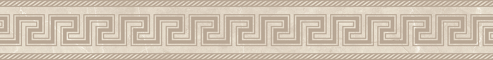 Versace Emote Fascia Greca Sabbiata Crema Marfil 10x78 см Бордюр