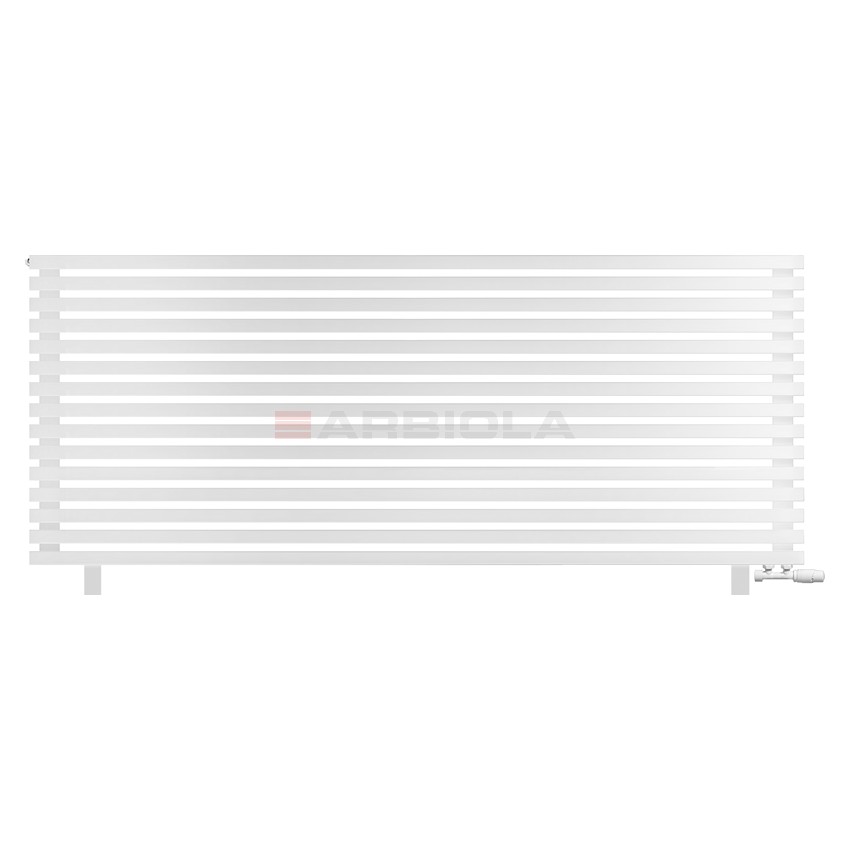 Arbiola Gorizont Ritmo VZ 2200-40-15 секций белый горизонтальный радиатор c нижним подключением (на ножках)