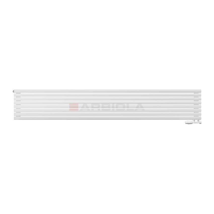 Arbiola Gorizont Iris V 2500-42-08 секции белый горизонтальный радиатор c нижним подключением Arbiola Gorizont Iris V 2500-42-08 секции белый горизонтальный радиатор c нижним подключением