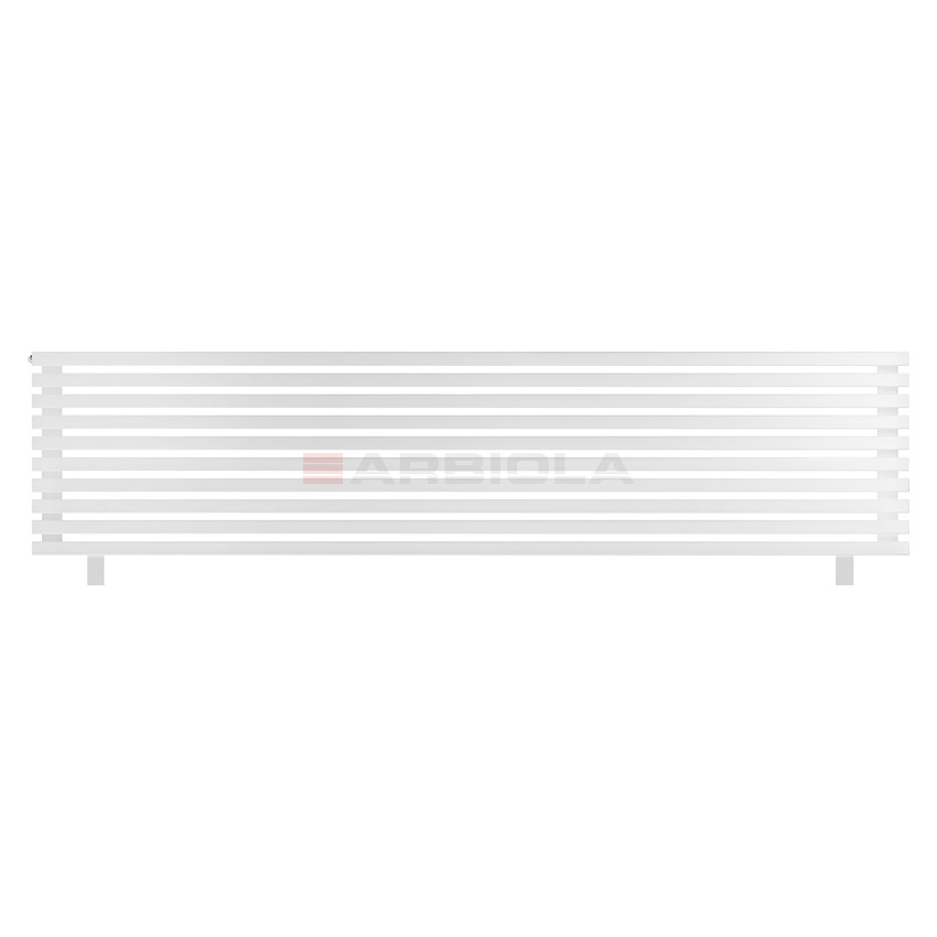 Arbiola Gorizont Ritmo HZ 2500-40-10 секций белый горизонтальный радиатор c боковым подключением (на ножках) Arbiola Gorizont Ritmo HZ 2500-40-10 секций белый горизонтальный радиатор c боковым подключением (на ножках)