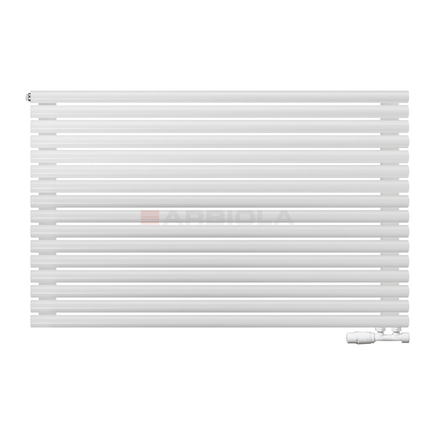 Arbiola Gorizont Iris V 1250-42-16 секции белый горизонтальный радиатор c нижним подключением Arbiola Gorizont Iris V 1250-42-16 секции белый горизонтальный радиатор c нижним подключением
