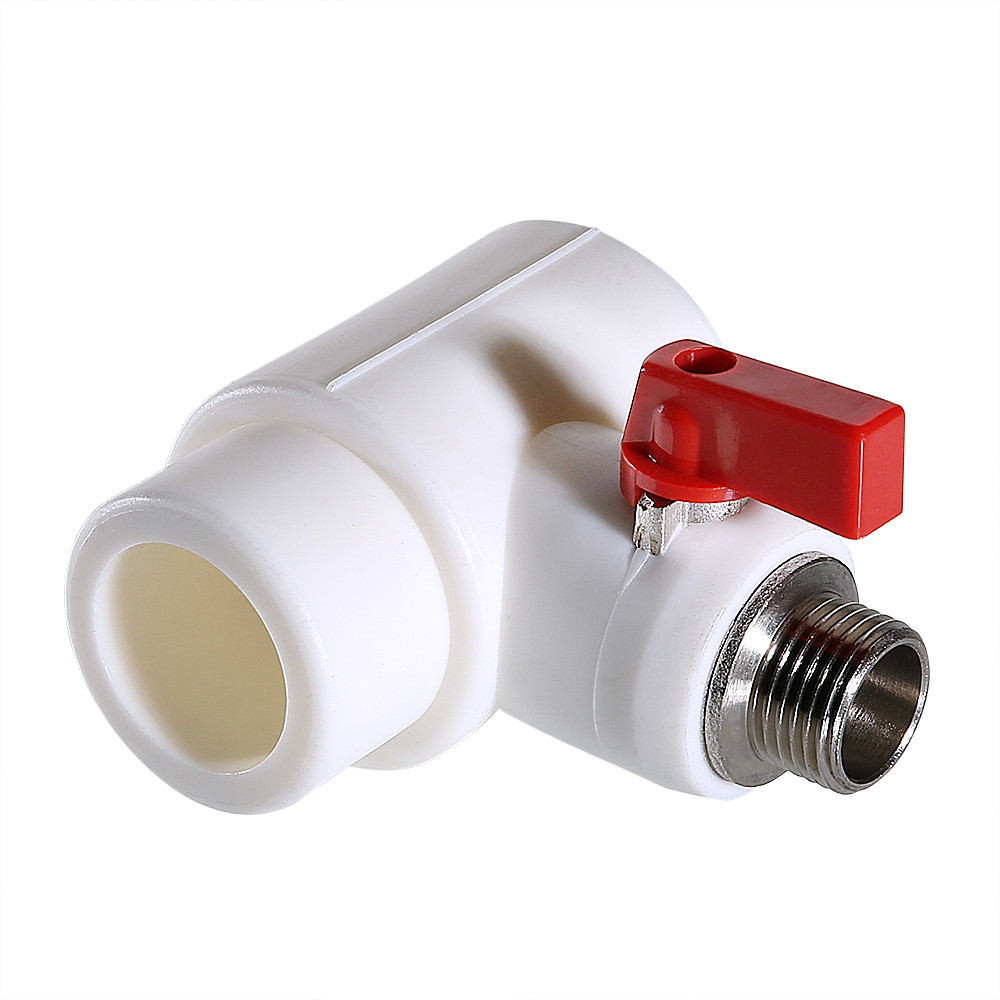 Valtec PPR Тройник полипропиленовый 40 х 1/2" коллекторный с шаровым краном Valtec PPR Тройник полипропиленовый 40 х 1/2" коллекторный с шаровым краном