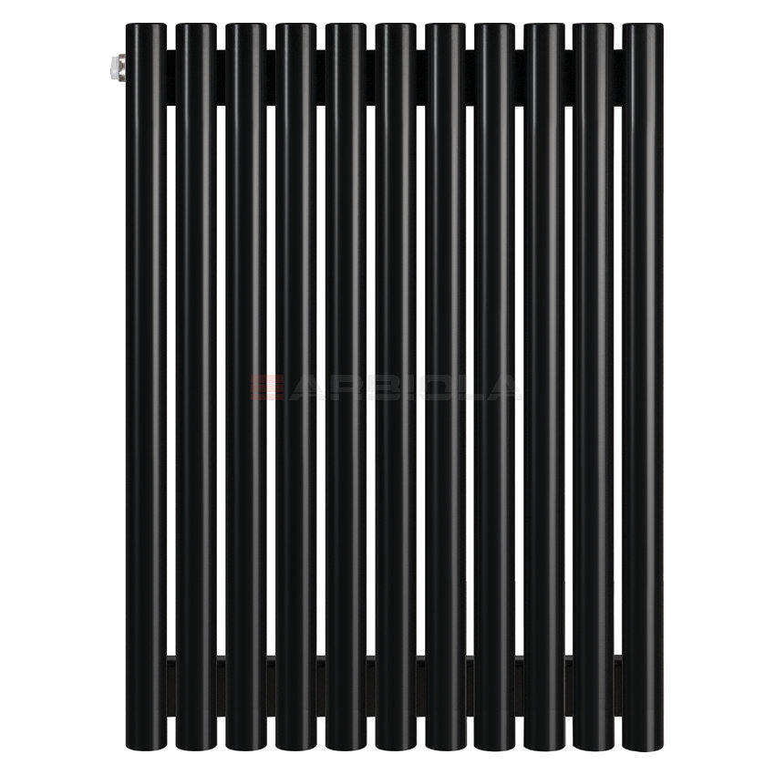 Arbiola Iris 42 H 750-42-11 секции черный вертикальный радиатор c боковым подключением Arbiola Iris 42 H 750-42-11 секции черный вертикальный радиатор c боковым подключением