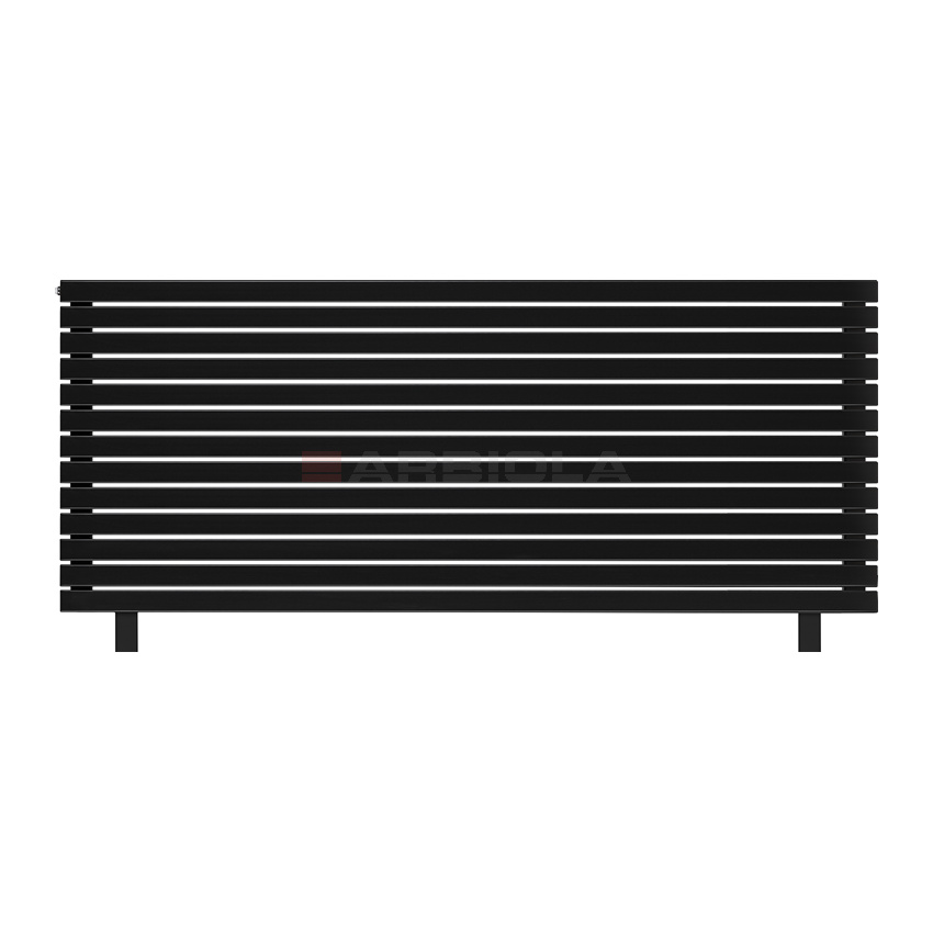 Arbiola Gorizont Liner HZ 2000-36-13 секции черный горизонтальный радиатор c боковым подключением с ножками Arbiola Gorizont Liner HZ 2000-36-13 секции черный горизонтальный радиатор c боковым подключением с ножками