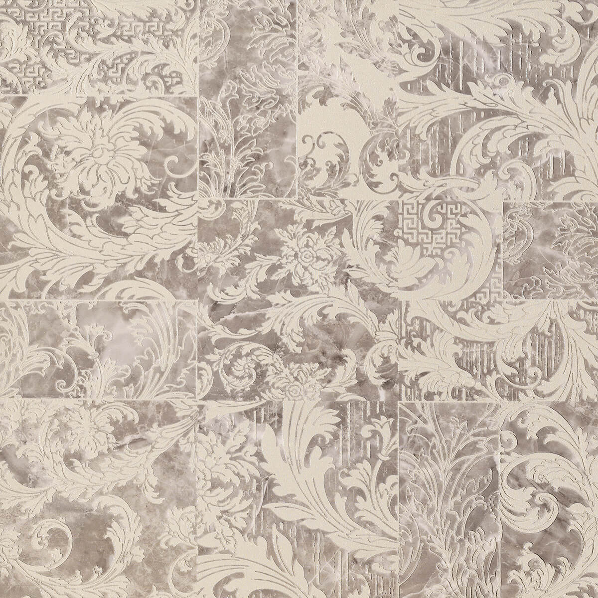 Versace Marble Mod.Patch Grigio 58,5x58,5 см Декор Versace Marble Mod.Patch Grigio 58,5x58,5 см Декор