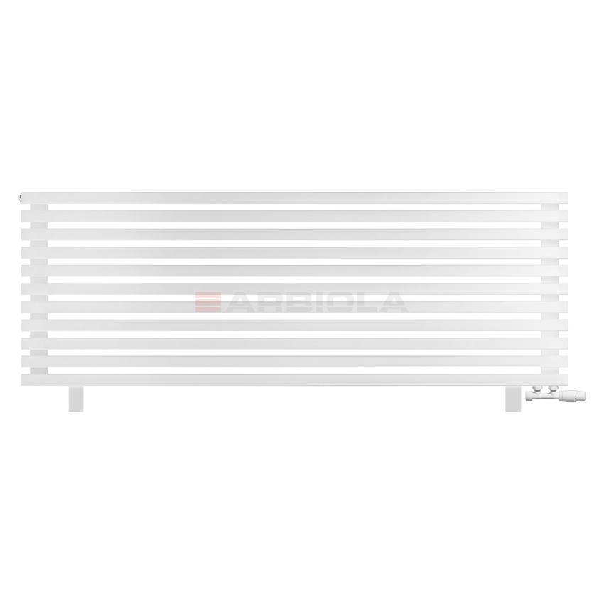 Arbiola Gorizont Ritmo VZ 2000-40-11 секций белый горизонтальный радиатор c нижним подключением (на ножках) Arbiola Gorizont Ritmo VZ 2000-40-11 секций белый горизонтальный радиатор c нижним подключением (на ножках)