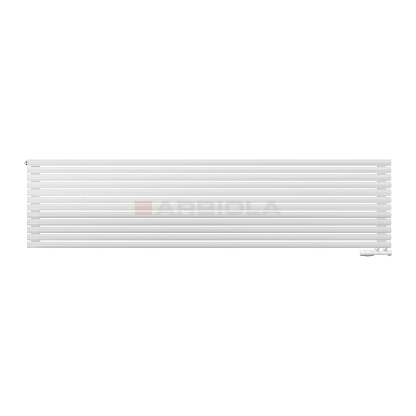 Arbiola Gorizont Iris V 2500-42-12 секции белый горизонтальный радиатор c нижним подключением Arbiola Gorizont Iris V 2500-42-12 секции белый горизонтальный радиатор c нижним подключением