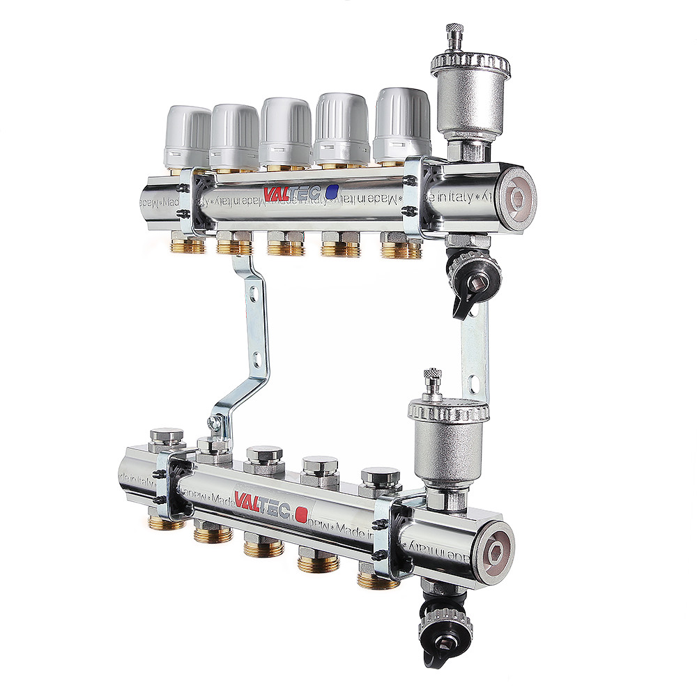 Коллекторный блок Valtec на 3 выхода Коллекторный блок Valtec на 3 выхода