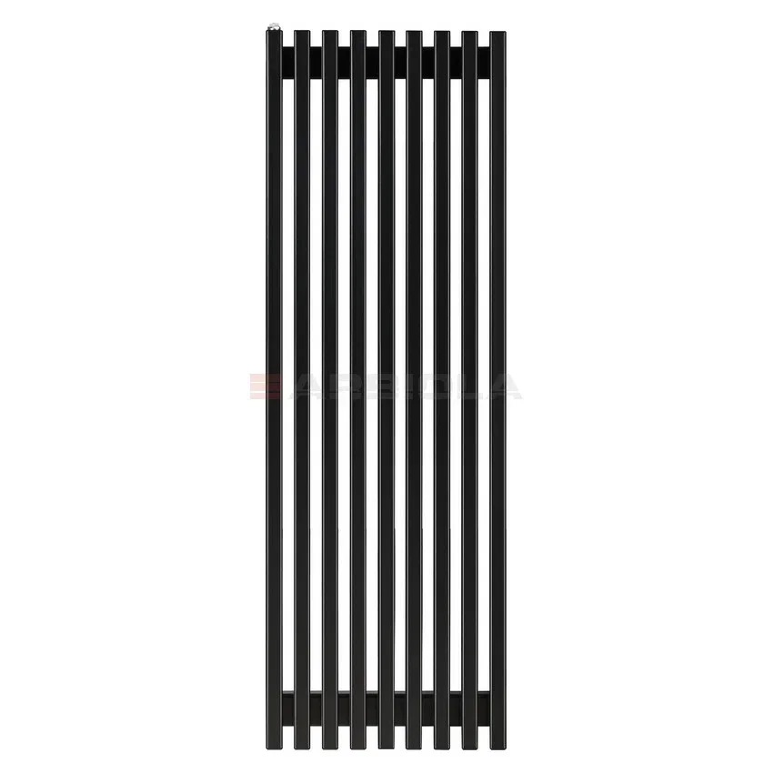 Arbiola Compact H 1200-63-09 секции черный вертикальный радиатор c боковым подключением Arbiola Compact H 1200-63-09 секции черный вертикальный радиатор c боковым подключением