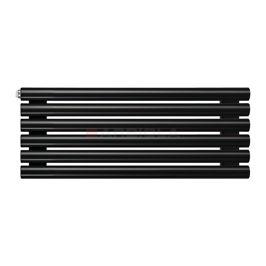 Arbiola Gorizont Iris H 1000-42-06 секции черный горизонтальный радиатор c боковым подключением Arbiola Gorizont Iris H 1000-42-06 секции черный горизонтальный радиатор c боковым подключением