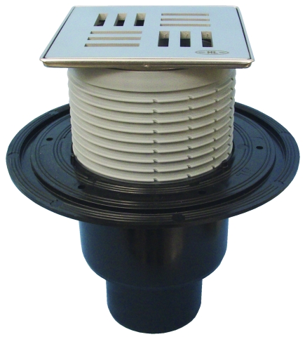 HL 310NPr-3124 Трап с сухим сифоном с решеткой HL3124 клик-клак DN50/75/110