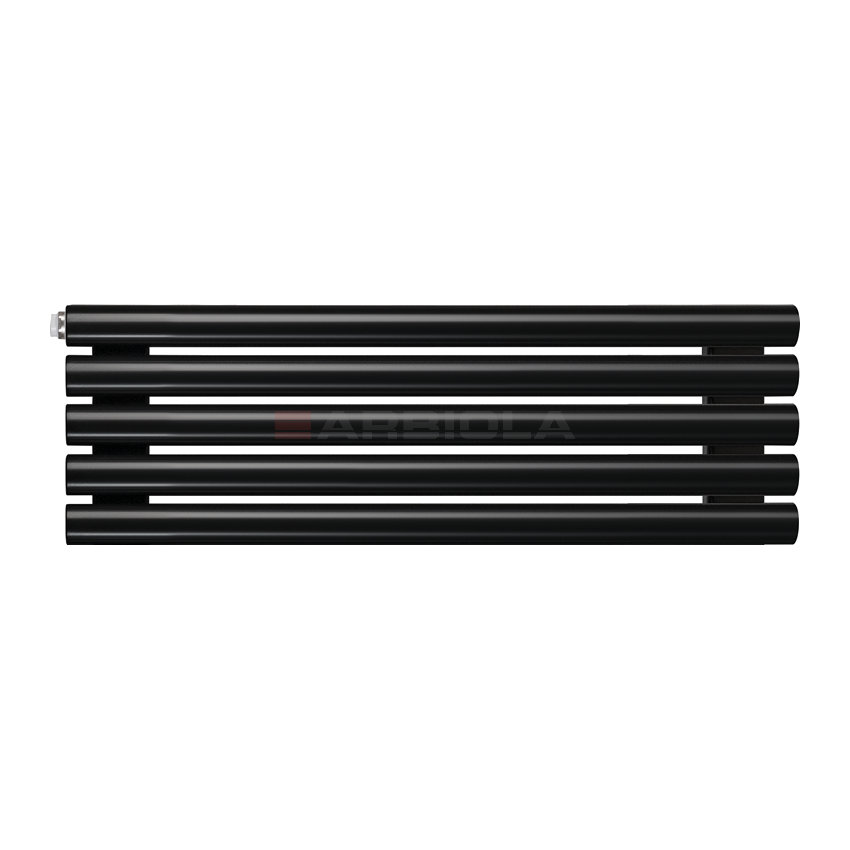 Arbiola Gorizont Iris H 1000-42-05 секции черный горизонтальный радиатор c боковым подключением Arbiola Gorizont Iris H 1000-42-05 секции черный горизонтальный радиатор c боковым подключением