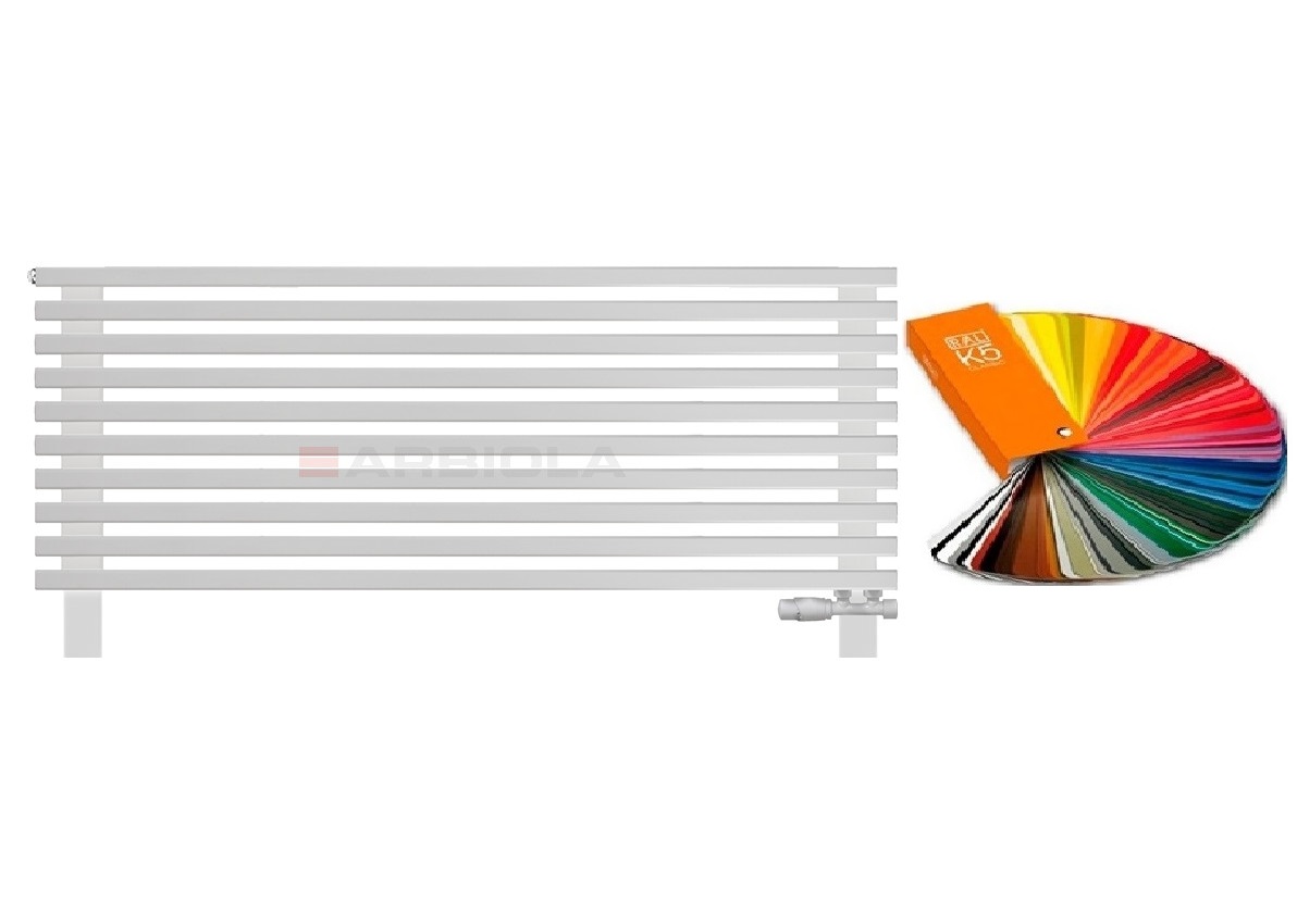 Arbiola Gorizont Compact VZ 1500-63-10 секции цветной горизонтальный радиатор c нижним подключением с ножками Arbiola Gorizont Compact VZ 1500-63-10 секции цветной горизонтальный радиатор c нижним подключением с ножками