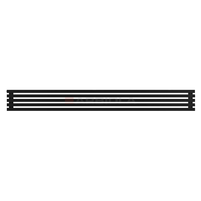 Arbiola Gorizont Ritmo H 2500-40-05 секций чёрный горизонтальный радиатор c боковым подключением