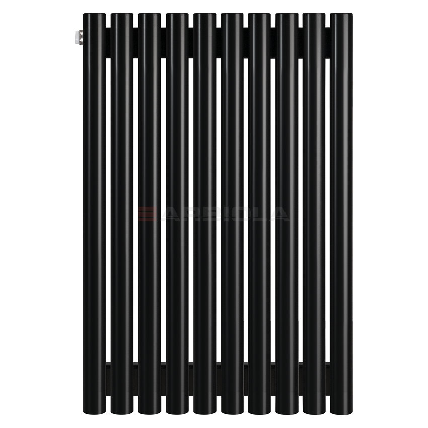 Arbiola Iris 42 H 750-42-10 секции черный вертикальный радиатор c боковым подключением Arbiola Iris 42 H 750-42-10 секции черный вертикальный радиатор c боковым подключением