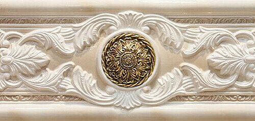 Venus Ceramica Carrousel Cen Gold 12x25 декоративный элемент Venus Ceramica Carrousel Cen Gold 12x25 декоративный элемент
