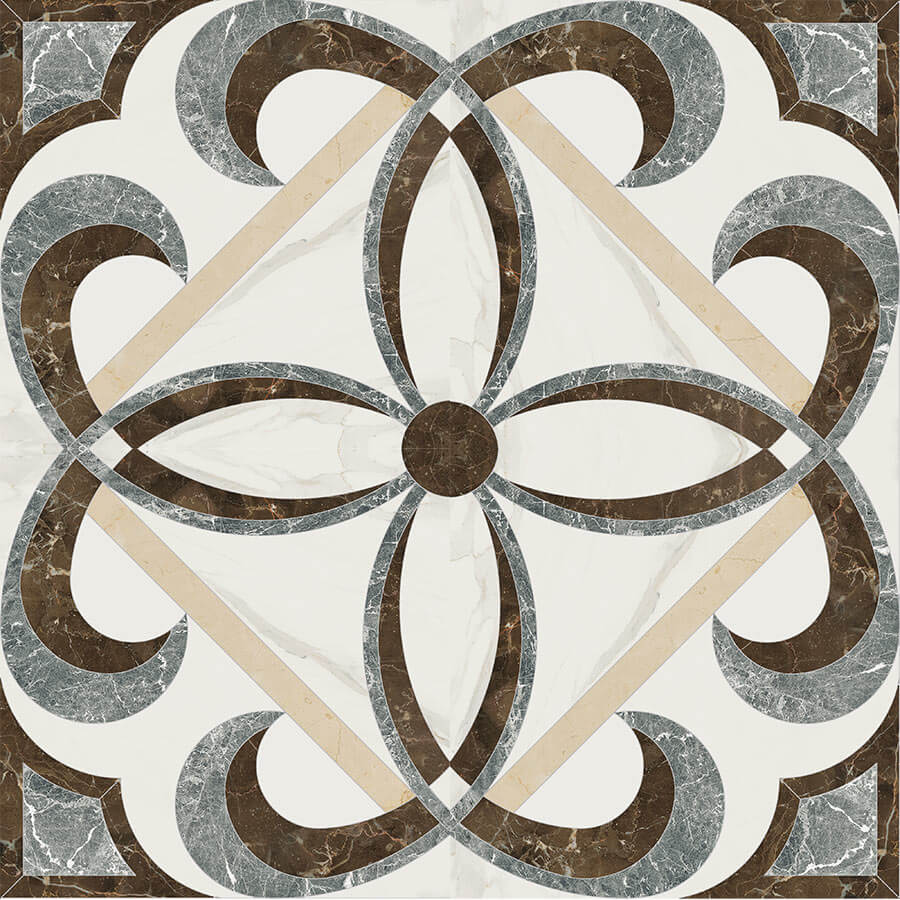 Caesar Anima Composizione Anima Rosone 4/4 120x120 см Декор Caesar Anima Composizione Anima Rosone 4/4 120x120 см Декор