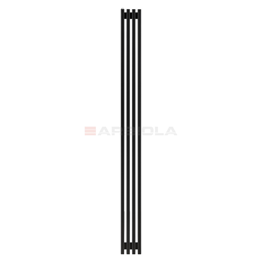 Arbiola Compact H 2000-63-04 секции черный вертикальный радиатор c боковым подключением Arbiola Compact H 2000-63-04 секции черный вертикальный радиатор c боковым подключением