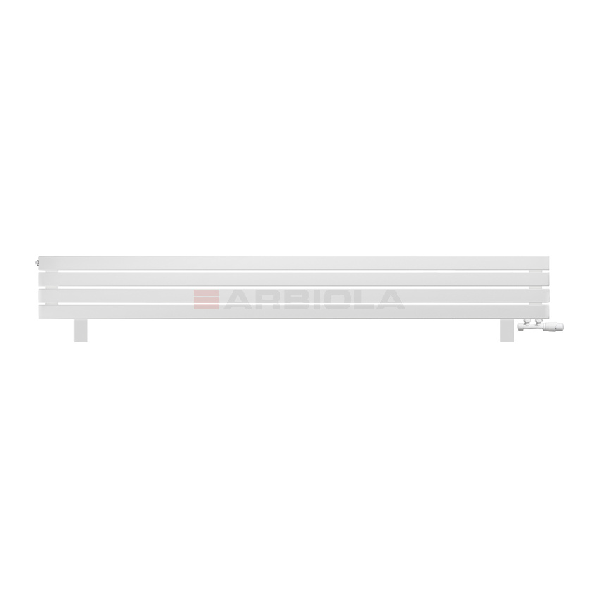 Arbiola Gorizont Liner VZ 2000-63-04 секции белый горизонтальный радиатор c нижним подключением с ножками Arbiola Gorizont Liner VZ 2000-63-04 секции белый горизонтальный радиатор c нижним подключением с ножками