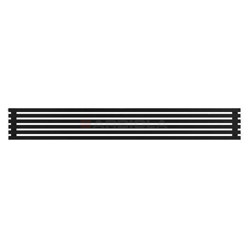 Arbiola Gorizont Ritmo H 2500-40-06 секций чёрный горизонтальный радиатор c боковым подключением