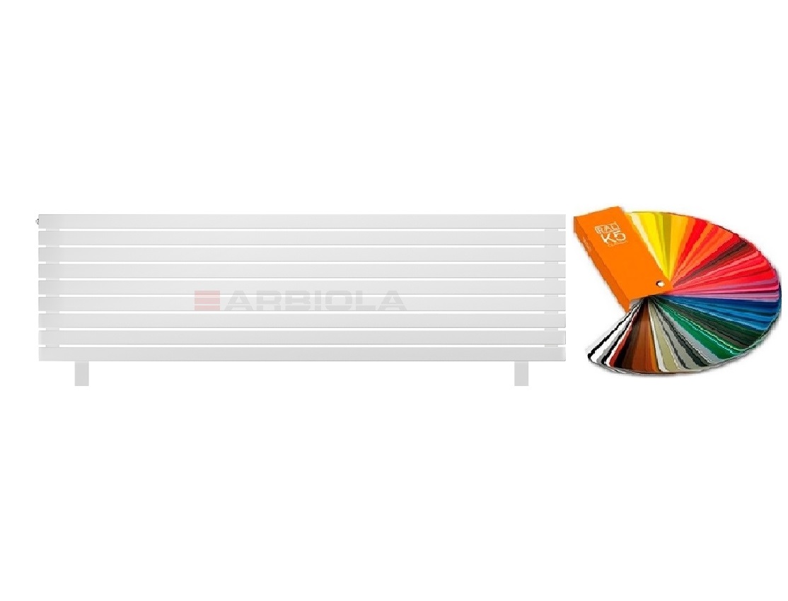 Arbiola Gorizont Liner HZ 2000-36-09 секции цветной горизонтальный радиатор c боковым подключением с ножками Arbiola Gorizont Liner HZ 2000-36-09 секции цветной горизонтальный радиатор c боковым подключением с ножками