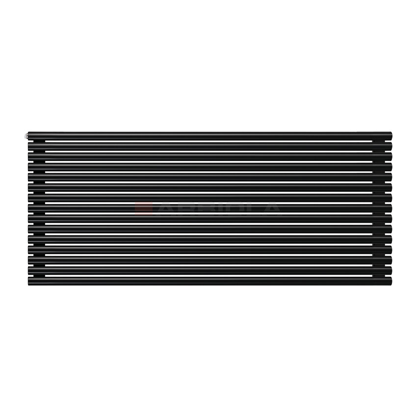 Arbiola Gorizont Iris H 1750-42-15 секции черный горизонтальный радиатор c боковым подключением Arbiola Gorizont Iris H 1750-42-15 секции черный горизонтальный радиатор c боковым подключением