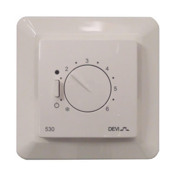 Devi Devireg D-530 - Накладной электронный терморегулятор с датчиком пола Devi Devireg D-530 - Накладной электронный терморегулятор с датчиком пола