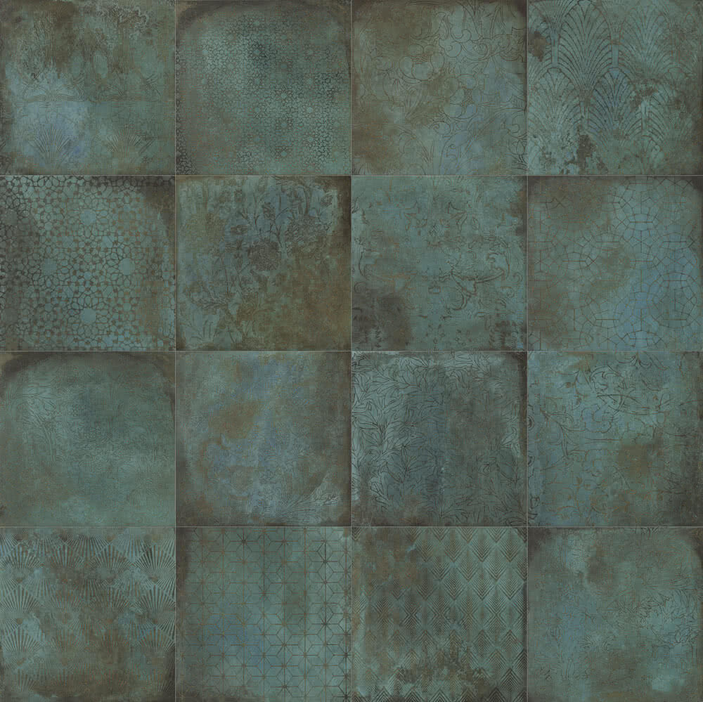 Caesar Trace Mint Deco 60x60 см Напольная плитка Caesar Trace Mint Deco 60x60 см Напольная плитка