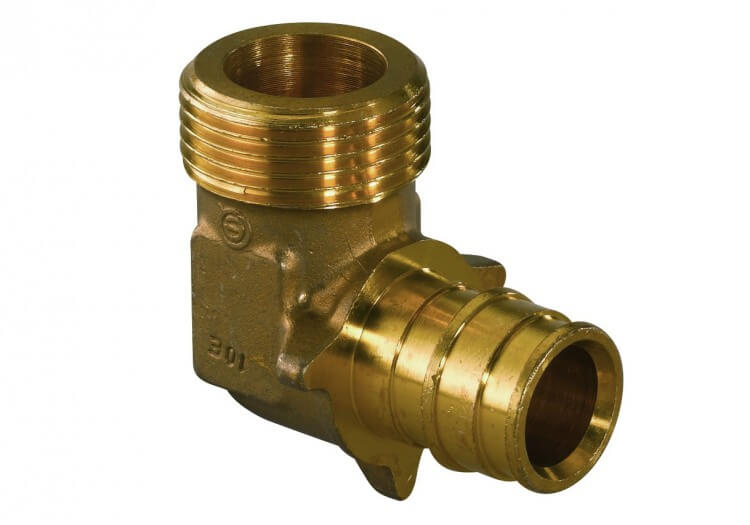 Уголок Uponor Q&E латунный 90 20-3/4 с наружной резьбой Уголок Uponor Q&E латунный 90 20-3/4 с наружной резьбой